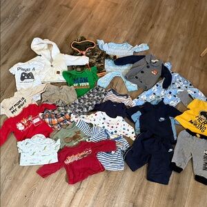 Assorted Baby Clothing Bundle 3-6months NWT, or GC. Name brand, complete fits🔥🚒